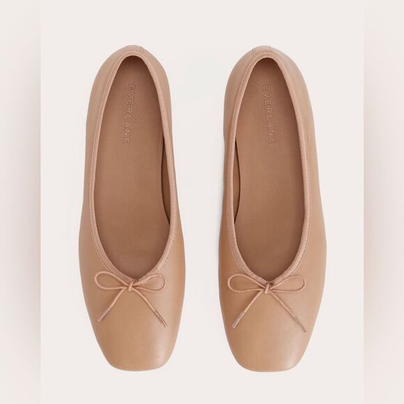NEW EVERLANE The Day Ballet Flat in blush tan - Picture 6 of 10